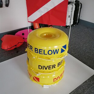 Diving 自由潜浮球Free Float PVC自由潜水配件 自由潜训练用浮球