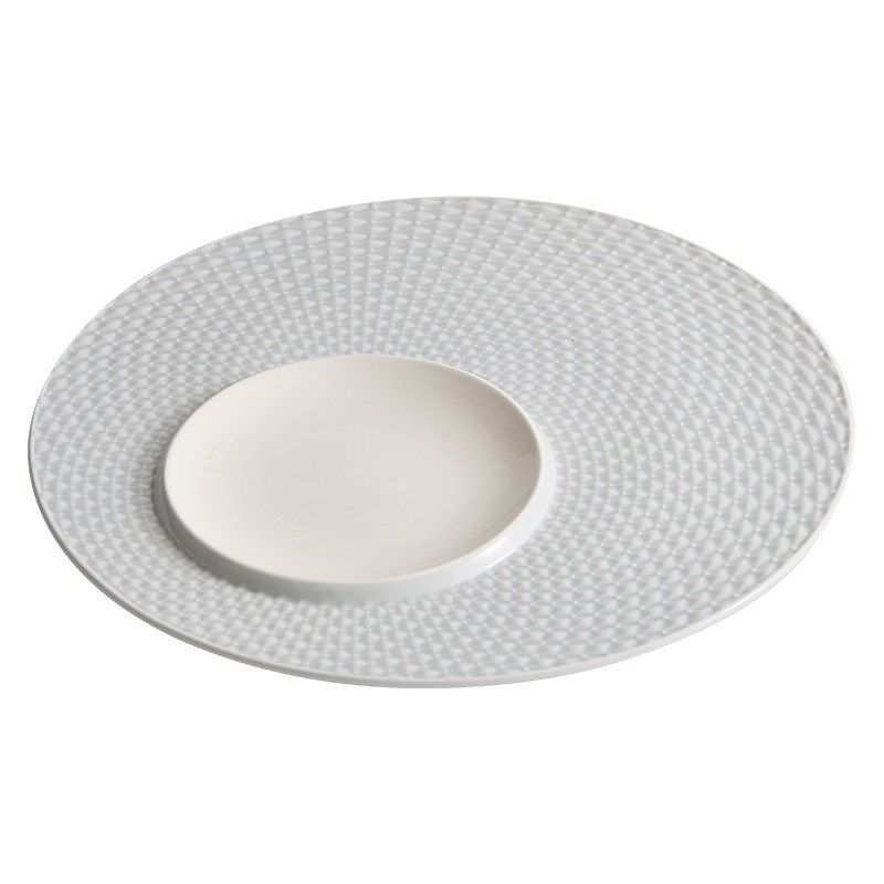 厂家星河陶瓷西餐盘创意圆形凉菜盘摆盘酒店餐具意境菜位上盘浅盘,餐饮具,盘,淘宝优惠券,粉丝福利购,淘宝优惠卷