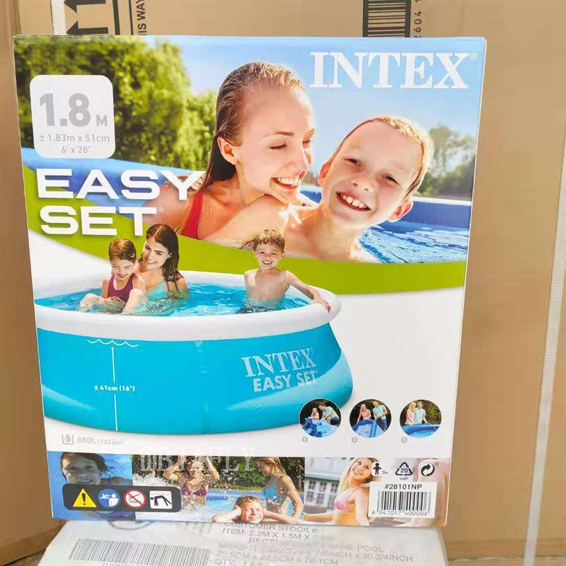INTEX28101充气游泳水池家用室内儿童小孩加厚大人成人养鱼池户外
