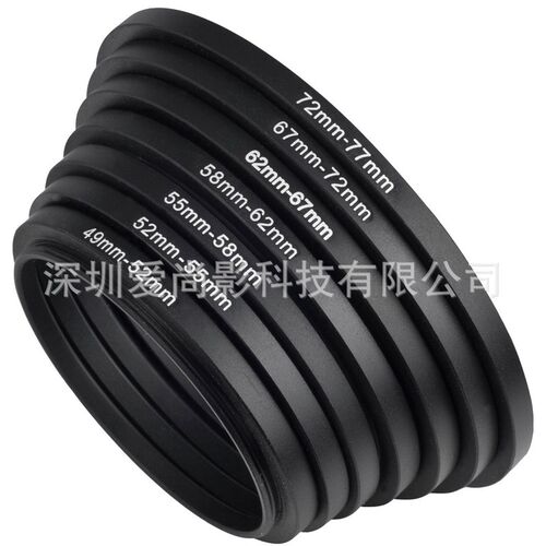 UV偏振镜滤镜小转大转接环49-52-55-58-62-67-72-77mm