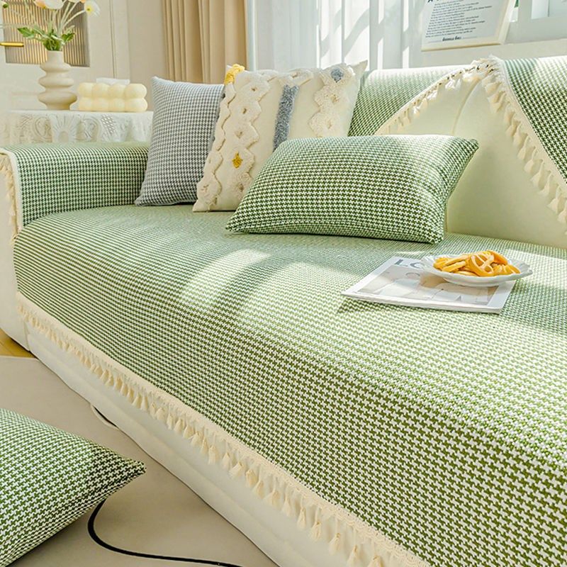 棉麻编织风沙发垫四季通用沙发套罩2024新款高级感靠背盖布巾,居家布艺,沙发套,淘宝优惠券,粉丝福利购,淘宝优惠卷