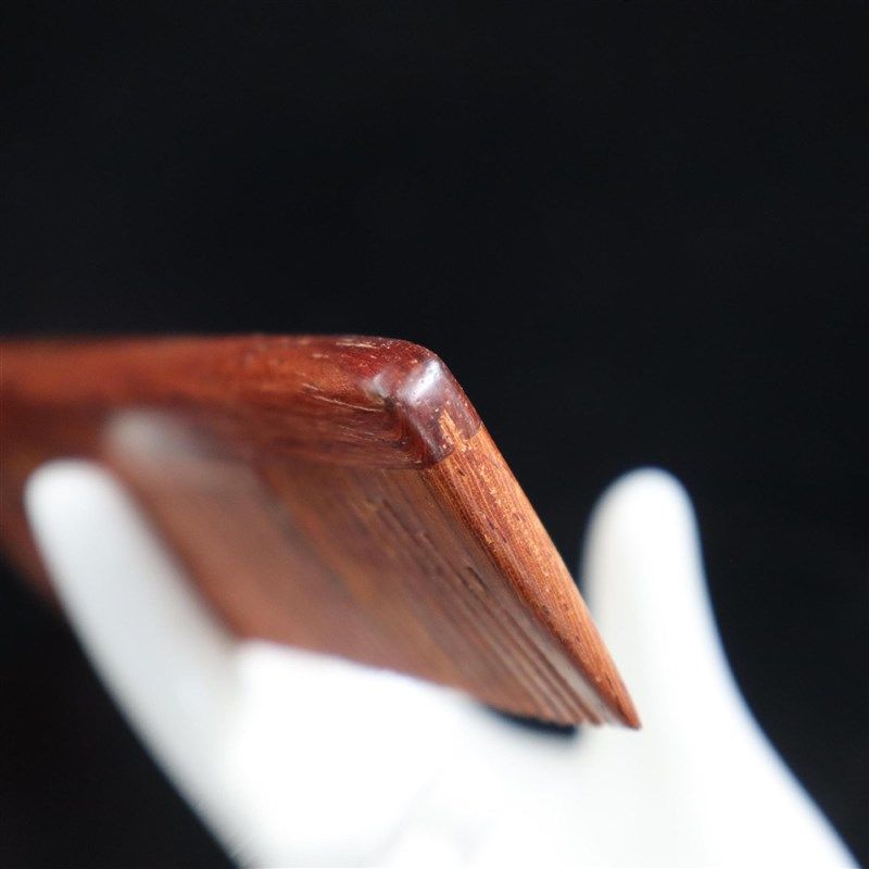 白酸枝木梳榫卯拼接工艺男士短发木梳商务便携梳子工艺礼品梳