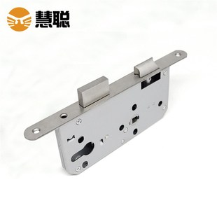 不锈钢5572圆头锁体重弹簧联动功能分体锁锁体防火门锁体耐磨
