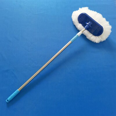 加长不锈钢伸缩杆洗车刷软毛牛奶丝洗车拖把刷车刷子清洁洗车神器