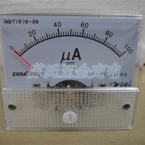 指针式直流表85C1 DC100uA微安电流表头 毫安表 型号齐全