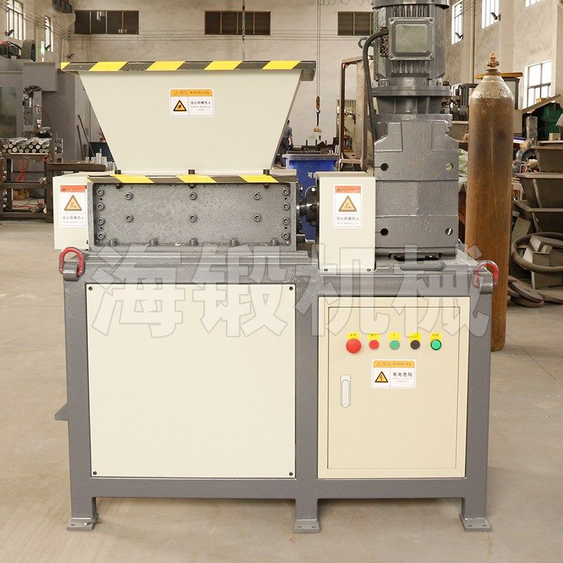 小型撕碎机单双轴金属塑料破碎木材油桶橡胶撕碎机箱生活垃圾粉碎