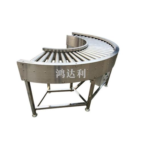 无动力滚筒线传送滑动轨道送料上货输送线不锈钢动力滚筒输送机