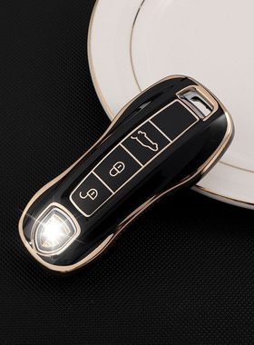 新款保时捷汽车钥匙套适用Macan卡宴帕拉梅拉911 711TPU保护壳