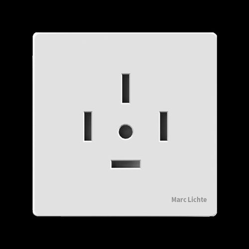 三相五线插头插座25A工业大功率暗装32A三孔面板380V四线插头16A