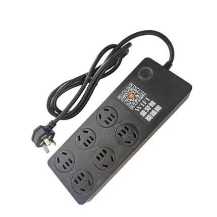 wifi智能定时排插手机远程控制6位分控语音声控计电量插座鱼缸插