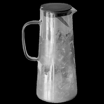 高级感冷水壶耐高温玻璃水壶轻奢大容量泡茶壶家S用客厅果茶壶扎