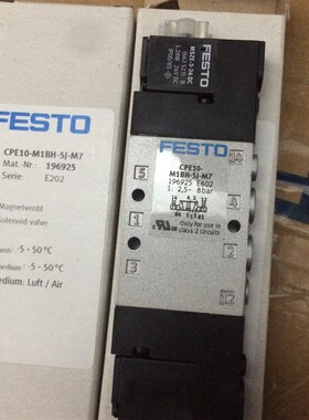 费斯托 FESTO 电磁阀  CPE10-M1BH-5J-M7 196925  现货