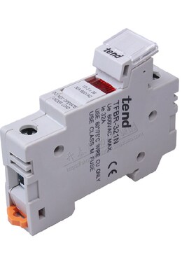 正品台湾天得熔断器底座保险丝底座TFBR-321N 322N 323N 1P2P3P