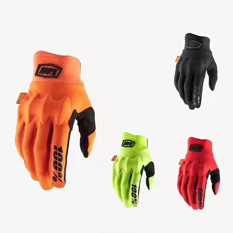 D3O触控屏幕骑行手套越野机车赛车山地公路车户外运动关节保护春