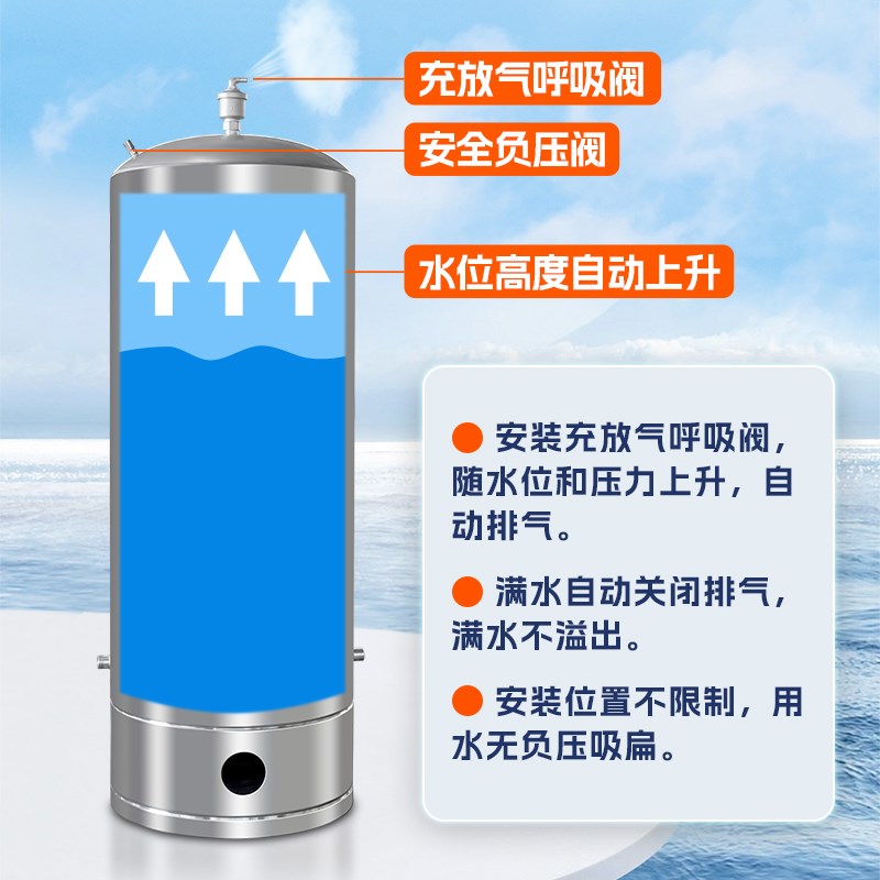 304不锈钢停水宝水塔储水罐定时供水存水箱户外家用蓄水大容量