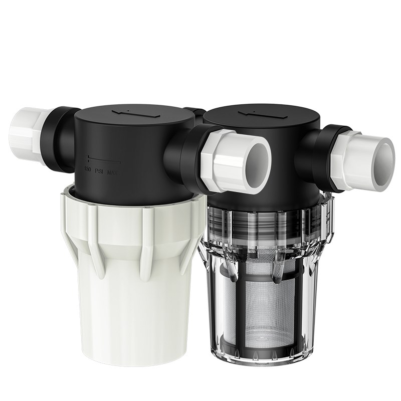 PVC水管塑料管过滤器泥沙青苔去杂质养殖农场202532管不锈钢滤网
