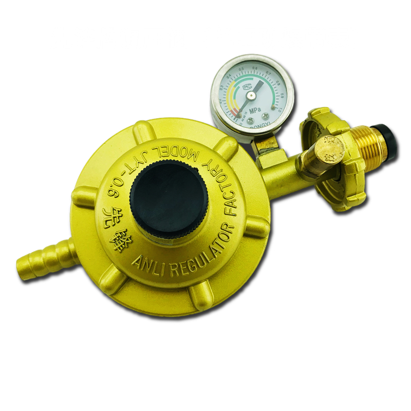 先锋新国标0.6家用防爆液化气减压阀瓦斯瓶自锁燃气热水器低压阀