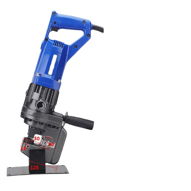 液压冲孔机可携式电动打孔机打眼快速角铁槽钢板铁W板钻孔钻孔器