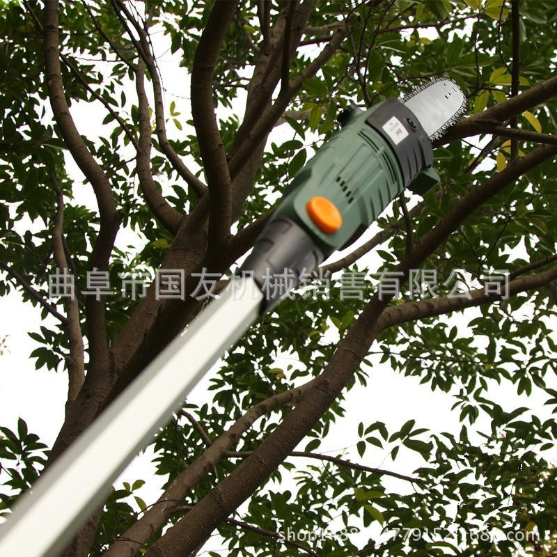树枝修剪机 园林高枝锯伸缩杆树木修枝剪两冲程多功能高枝锯