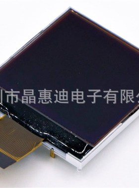 1.8寸/液晶模块/LCM/128128/点阵/FSTN/并口/COG/负显/黑底白字
