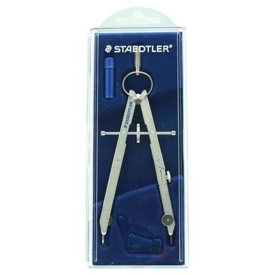 德国staedtler施德楼551 01伸缩杆专业绘图可夹笔精准中车圆规
