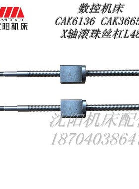 沈阳数控机床CAK3665 CAK4085 X轴滚珠丝杠南京工艺原厂L498 20*4