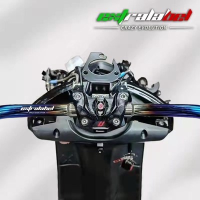 EX烧钛白钢车把改装小牛N1S NGT U+B M2巴风特BIBI龙头底座变径把