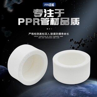 PPR水管管帽试压堵头闷头20 4分25 6分32 1寸ppr水管管件配件