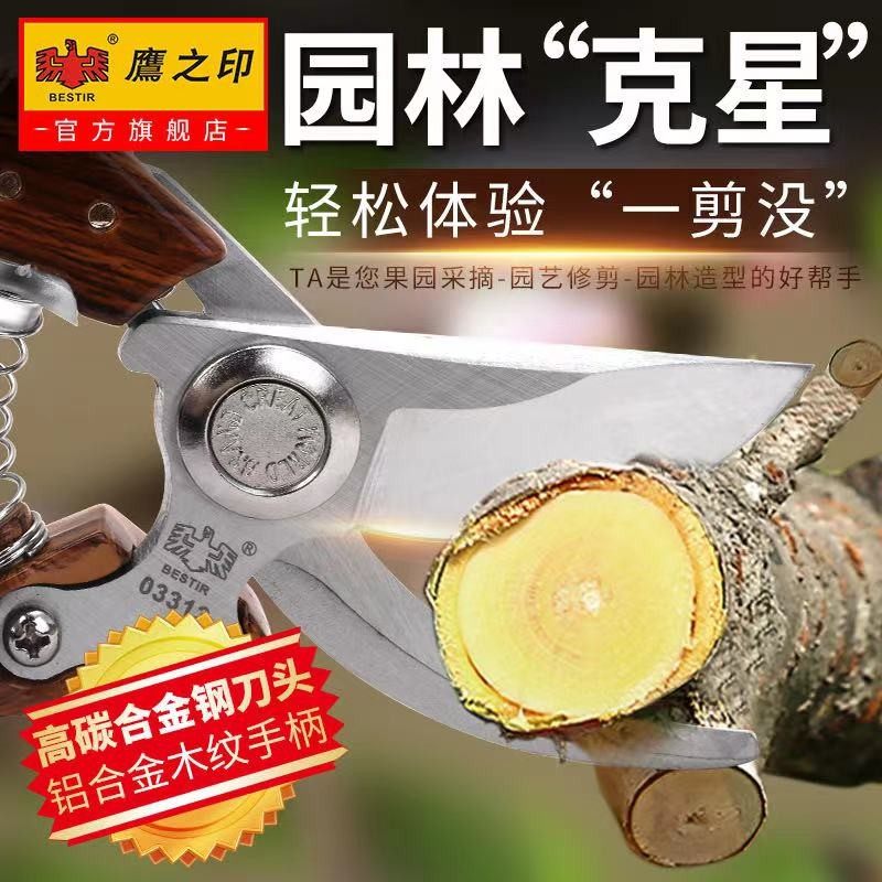 鹰之印园林园艺剪刀花枝修剪树枝剪刀果枝剪修花修枝剪刀省力剪子,金属材料及制品,金属丝/绳/缆,淘宝优惠券,粉丝福利购,淘宝优惠卷