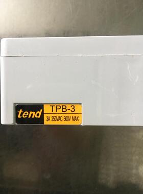 天得盒式按钮开关TPB-3三位启动停止自复位铜件3A250VAC600V MAX