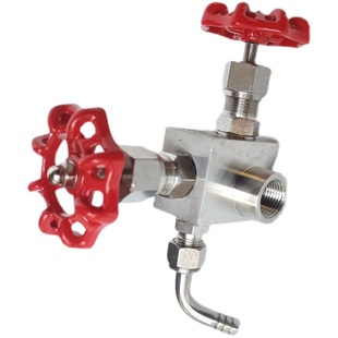 GMJ11F/H-160P DN15高密封取样针型阀 手轮调节压力表取样截止阀