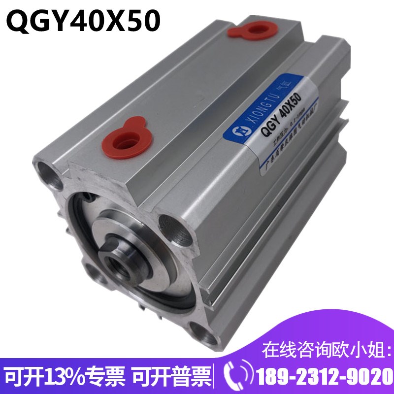 QGY40X50 方大型薄型气缸 肇庆产薄型气缸 (推力60公斤)