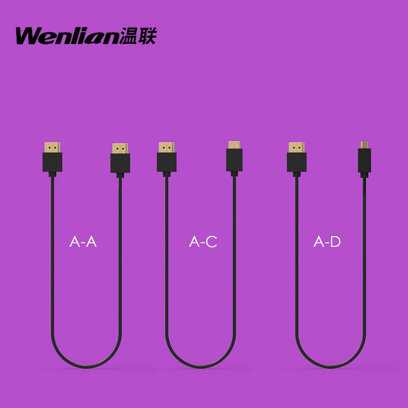 温联  ro转HDMI KP 极细超软线 单反微单Atomos阿童木
