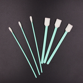 100支装 UV喷头喷绘机净化海绵无尘布棉签 包 擦拭棒 无尘棉签