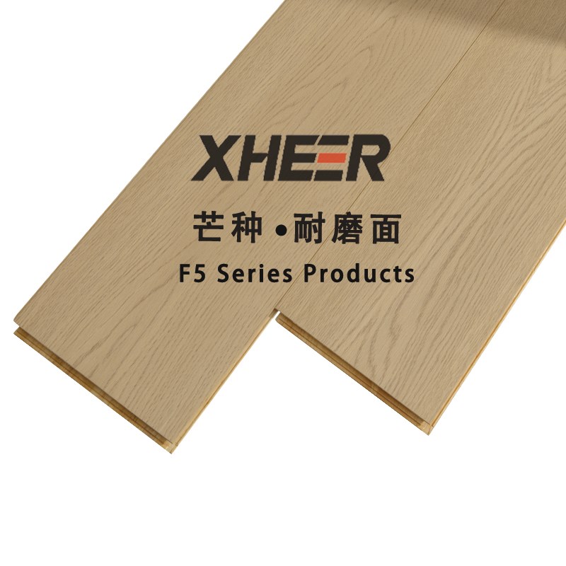 F5原木风新三层整芯实木复合木地板家用环保ENF耐磨厂家直销14mm