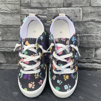 跨境Fabric Upper Women s Casual Slip on Shoes All season