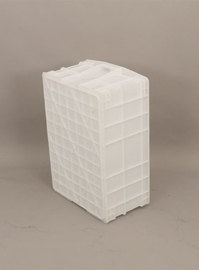 塑料周转箱中号 长方形绿色575-250箱外径610*420*260mm