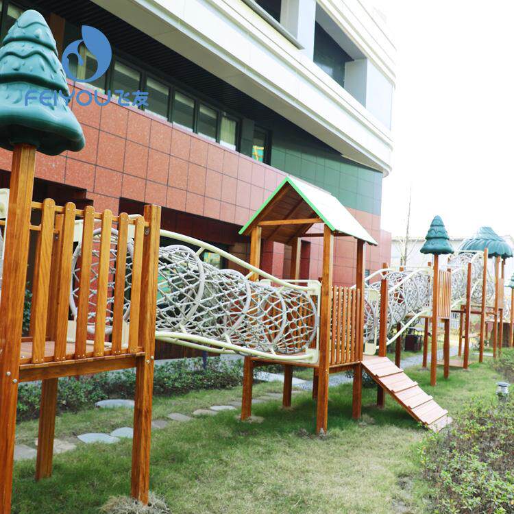 厂家直销儿童户外滑梯 幼儿园木质组合滑梯 游乐园滑滑梯