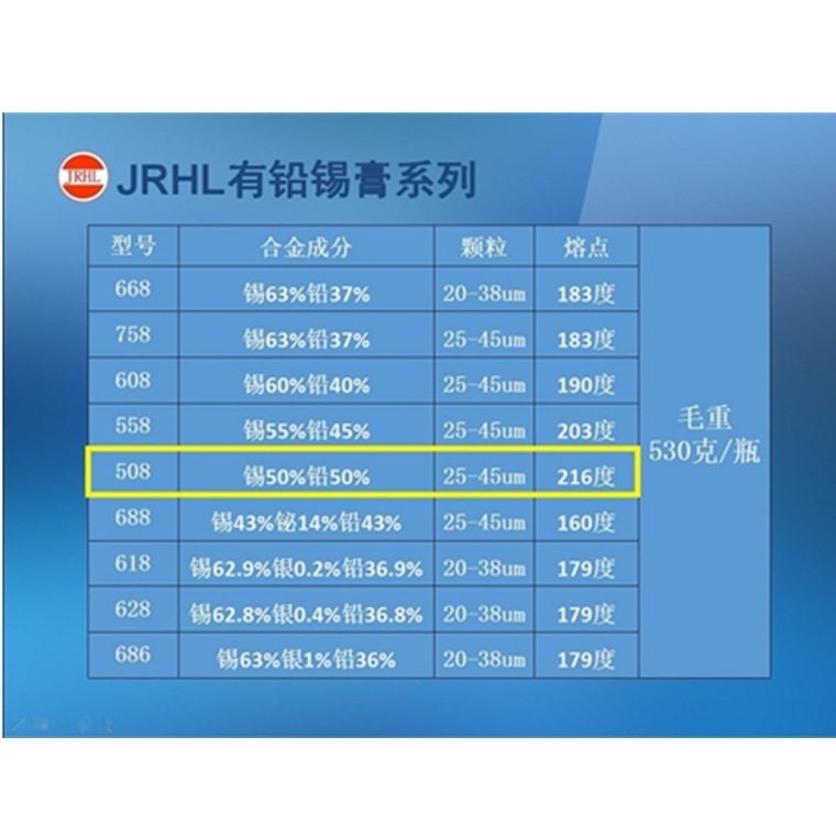 LED锡膏5050锡浆/有铅锡膏508#含铅焊锡膏Sn50Pb50高温锡膏500克