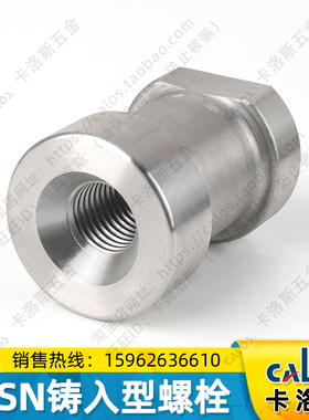 吊钩铸入型螺栓模具铸造前埋入箱体CSN12 16 20 24 30 36非标订制