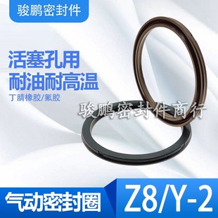 3.25 Z8型气缸活塞密封圈派克标准丁腈橡胶氟胶Y 2孔用Y型圈38