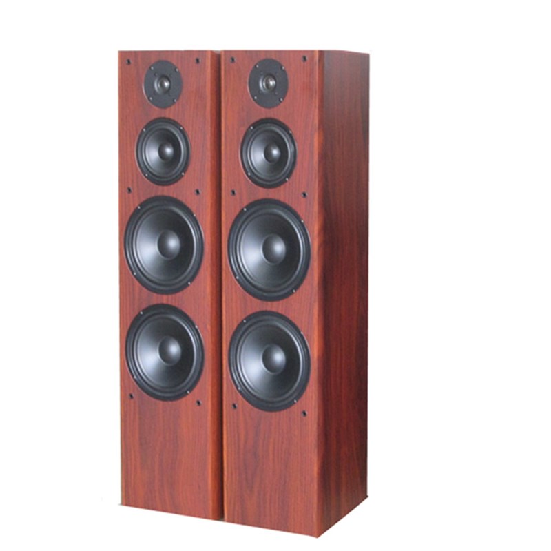 8.5寸2.0正品双低音豪华落地木质家庭影院无源hifi发烧音箱音响