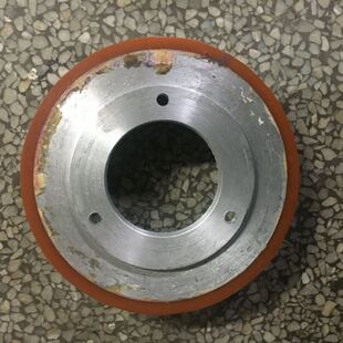 耐磨橡胶轮 定型机压布轮 超喂轮 喂布轮 各种橡胶包铁厂家定制