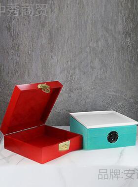 店助餐摆台方商用创意GAV酒明档展示木油炸自菜品底座形摆盘子套