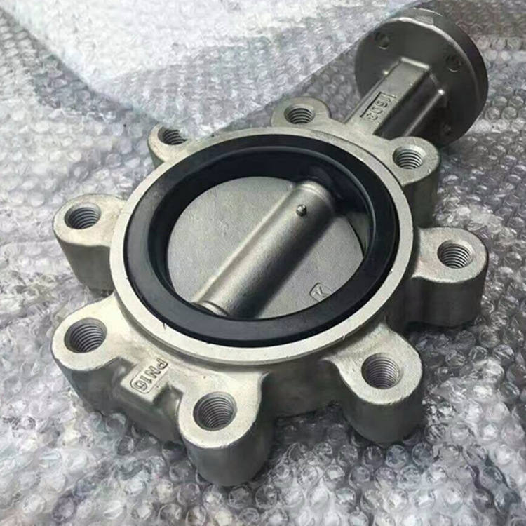 供应涡轮法兰蝶阀 D341Fs16C DN100 不锈钢法兰蝶阀 电动法兰底