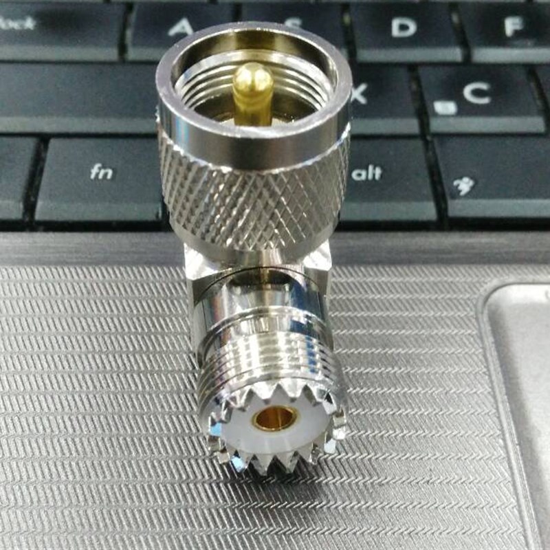 UHF-JKW射频头 M-JKW SL16-JKW M/SL16 UHF公对母弯头射频转接头