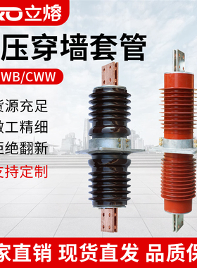 高压穿墙套管CWB10KV-20KV-35KV-66陶瓷绝缘FCGW/FCRG复合干式硅