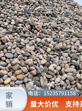 河南工程鹅卵石天然原石花园变压器铺路铺地造景大号河卵石滤料石