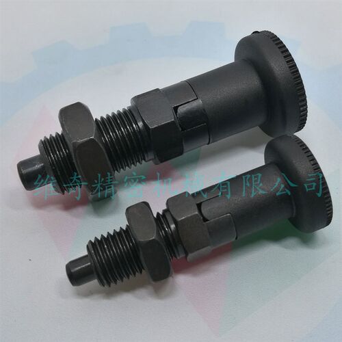 自锁分度销 旋钮柱塞M10 M12 M16 M20 E+G标准GN617.1细牙螺纹