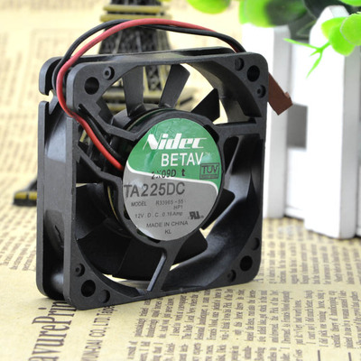 原装 Nidec 6CM 6015 12V 0.16A R33965-55 双滚珠 6CM 风扇